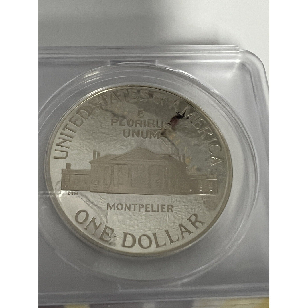 1993-S $ One Dollar PROOF JAMES MADISON PF 63 DCAM ANACS