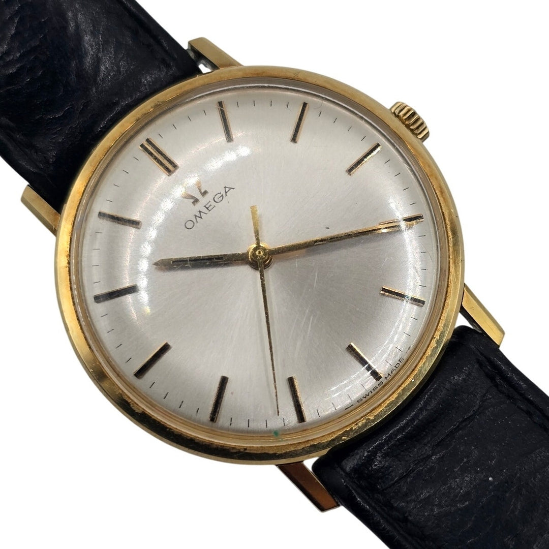 Vintage Omega 14K Solid Gold Men’s Manual-Wind Dress Watch