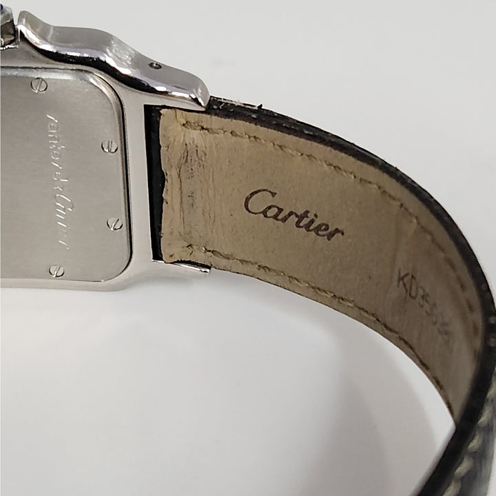 Cartier Santos Two-tone 18K Yellow Gold Quartz Watch 30 MM Classic