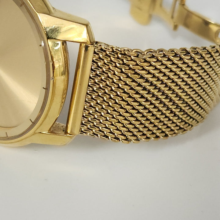 Movado Bold Gold Mesh Stainless Steel Band 44MM Watch