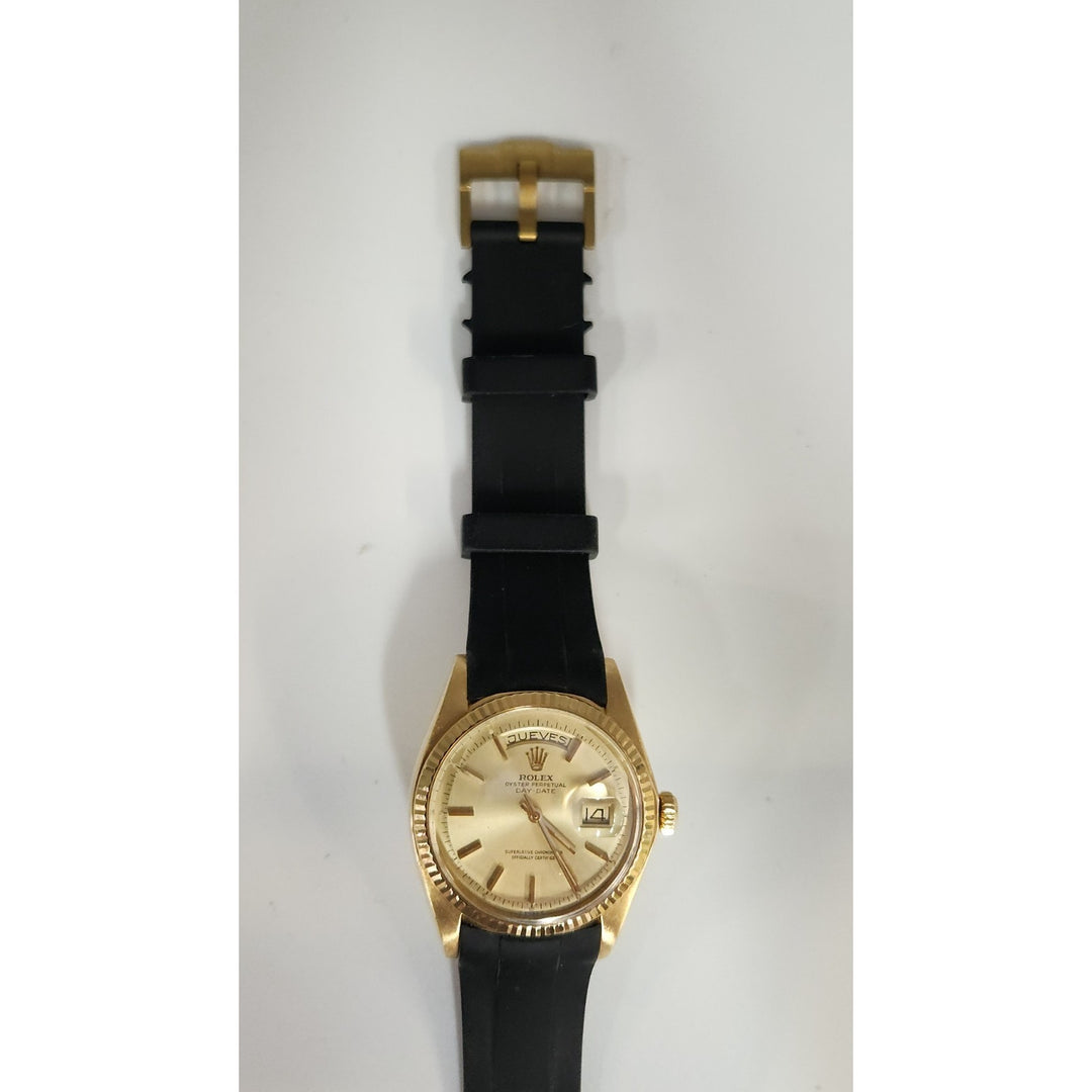 Rolex Day-Date 36 Solid 18K Yellow Gold Automatic Champagne Dial 1803