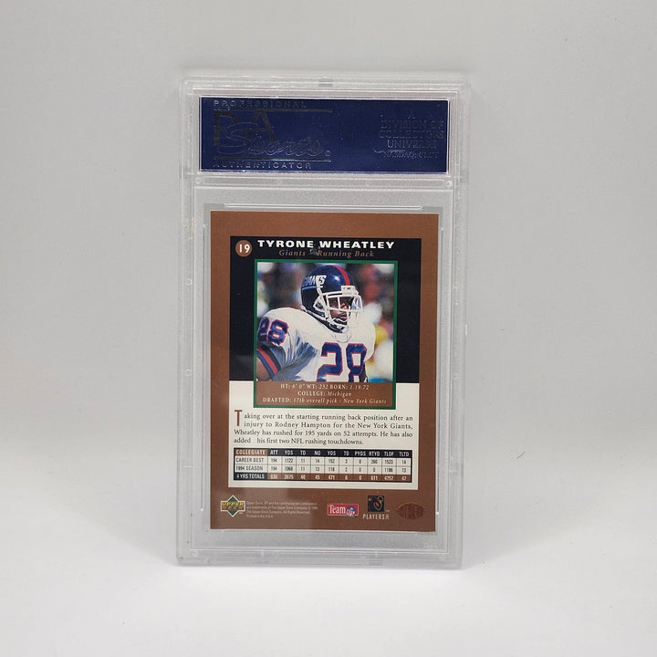 1995 Upper Deck SP Tyrone Wheatley Foil Premier Prospects #19 NY Giants PSA