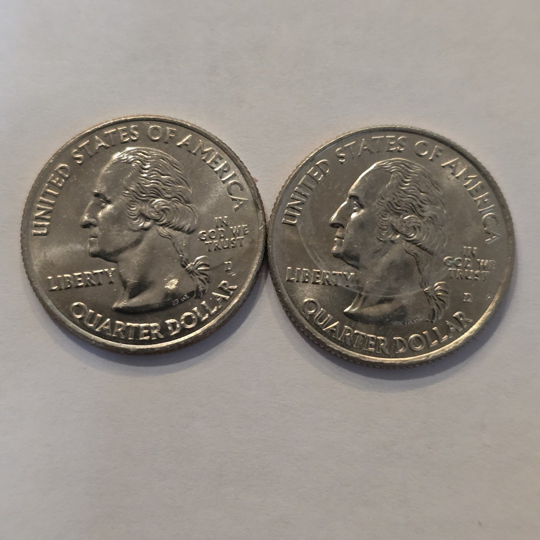 2009 D.C. and U.S. Territory Quarters Clad 6-Coin Set No Box