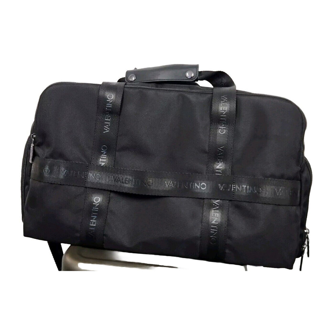 Valentino By Mario Duffle Travel Carry-on Black Color Bag