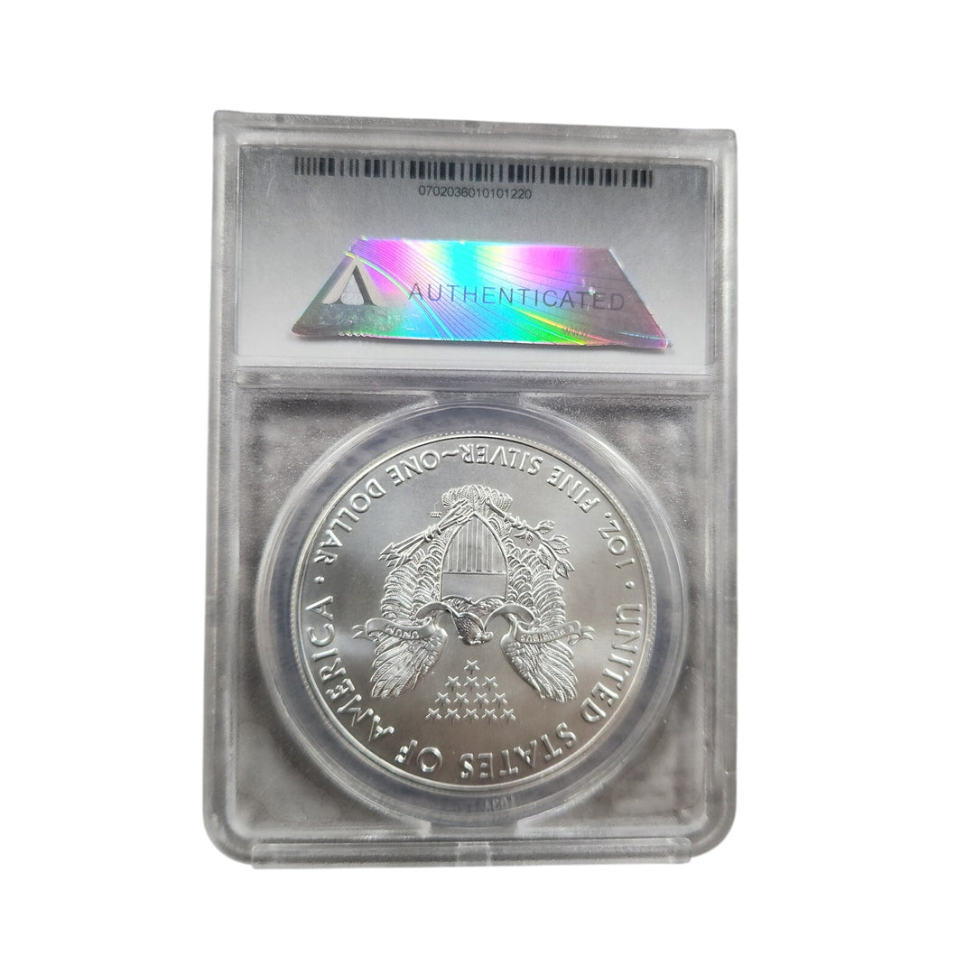 2017 American Silver Eagle $1 ANACS MS70 First Day Of Issue, FREE Shipping!