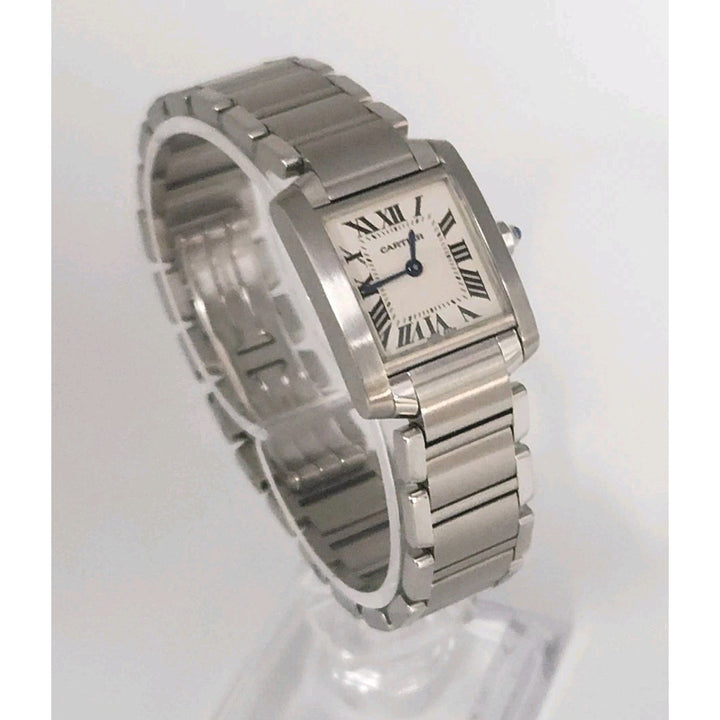Beautiful Cartier Tank Francaise SM 2384 Quartz Women's Watch