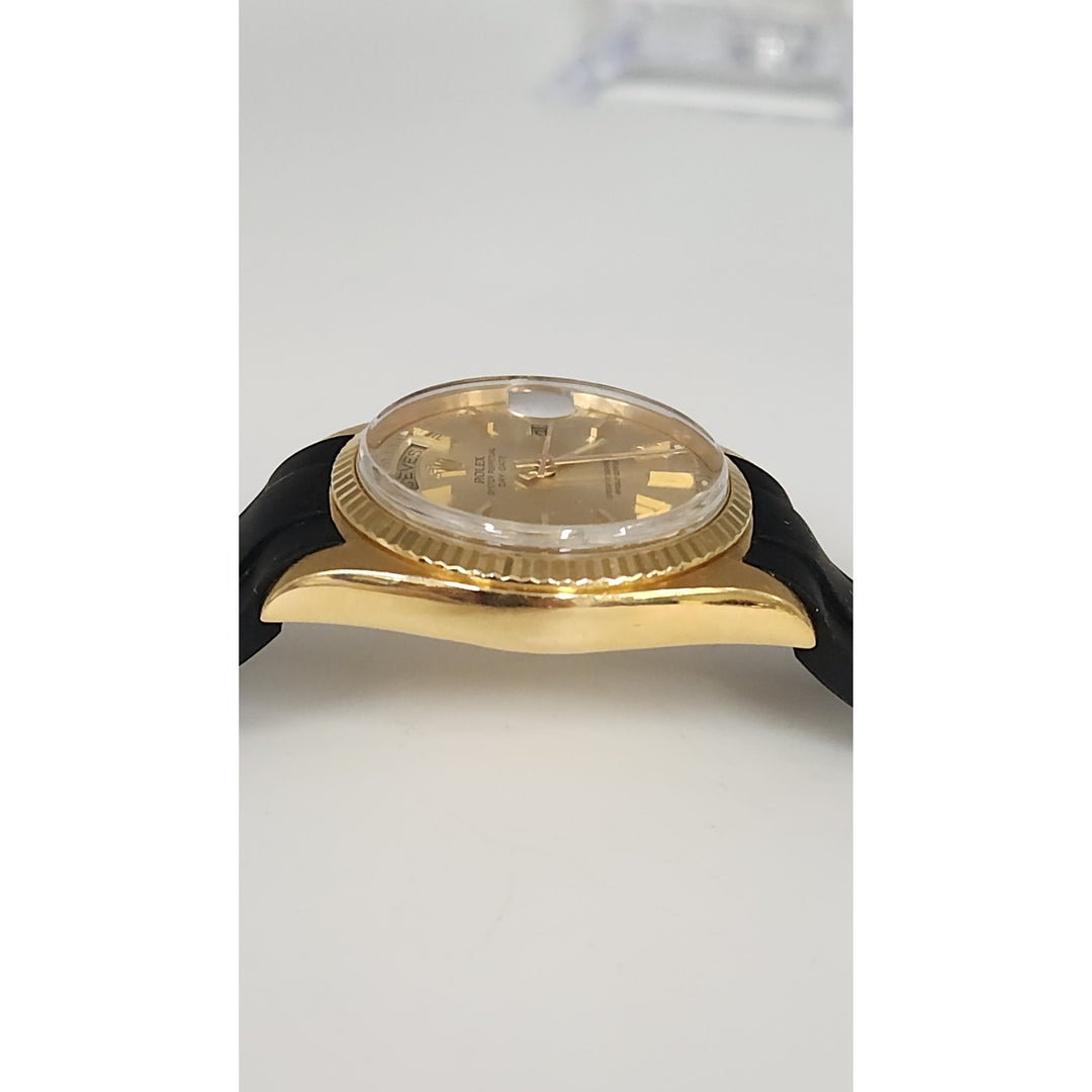 Rolex Day-Date 36 Solid 18K Yellow Gold Automatic Champagne Dial 1803