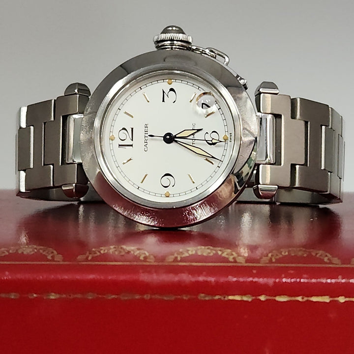 Cartier Pasha 2324 Automatic Stainless Steel Men Watch