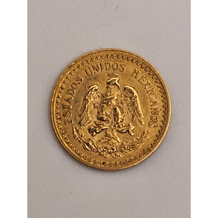 1920 MEXICAN DOS Y MEDIOS PESOS 2.5 PESO GOLD COIN