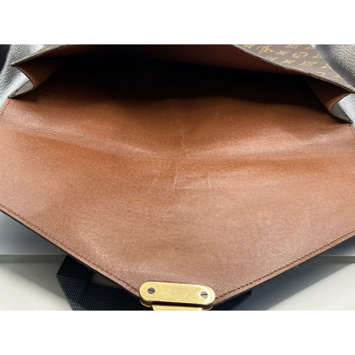 Louis Vuitton Porte-Documents Briefcase/Document Case One Size Brown Canvas