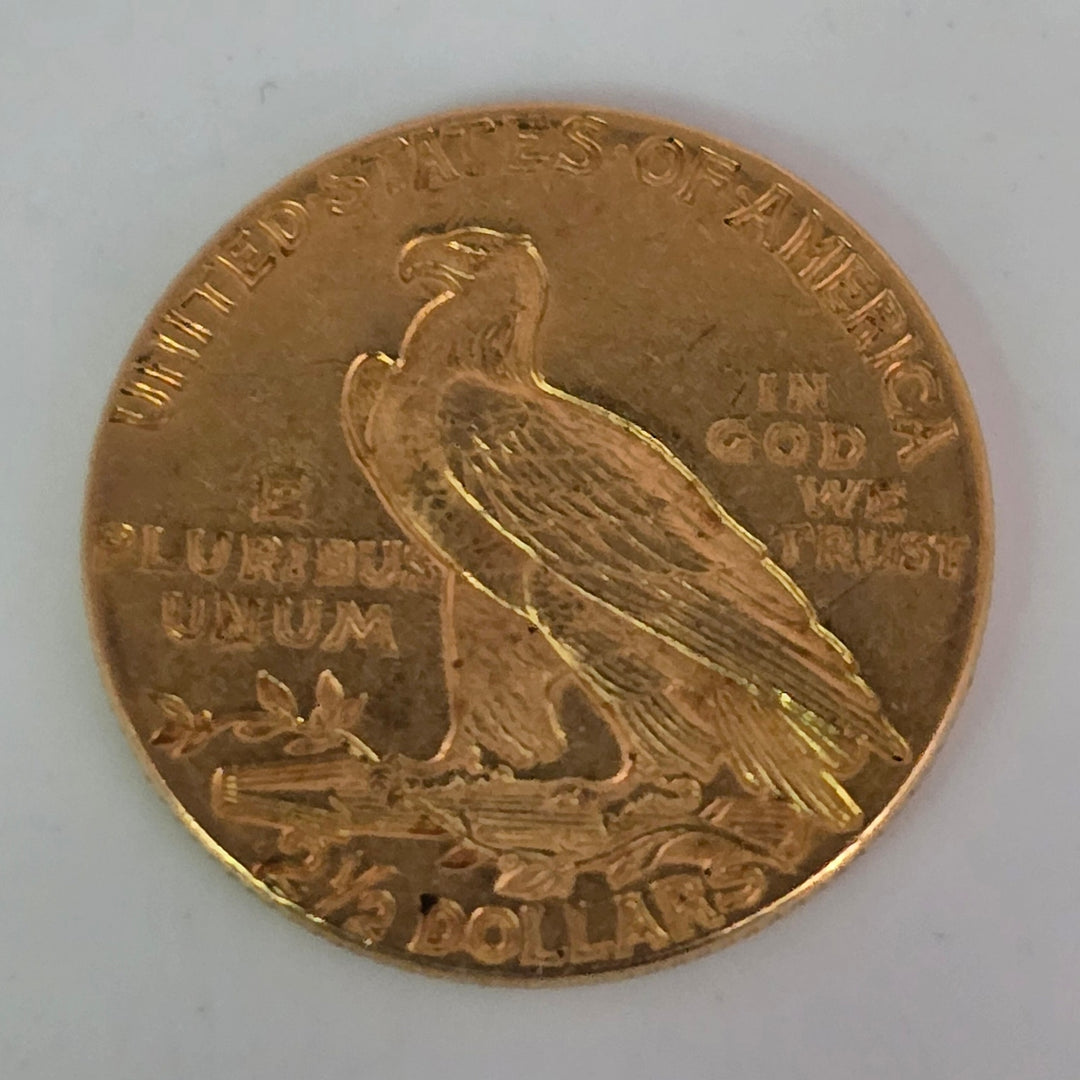 1926 $2.50 Indian Head Gold Quarter Eagle – Pre-1933 U.S. 90% Gold Coin