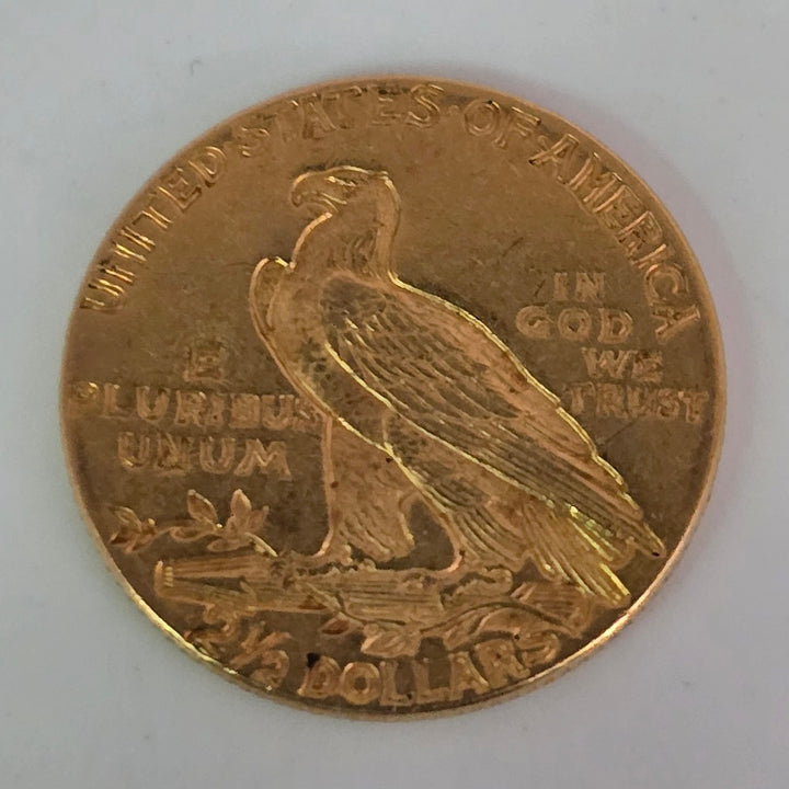 1926 $2.50 Indian Head Gold Quarter Eagle – Pre-1933 U.S. 90% Gold Coin