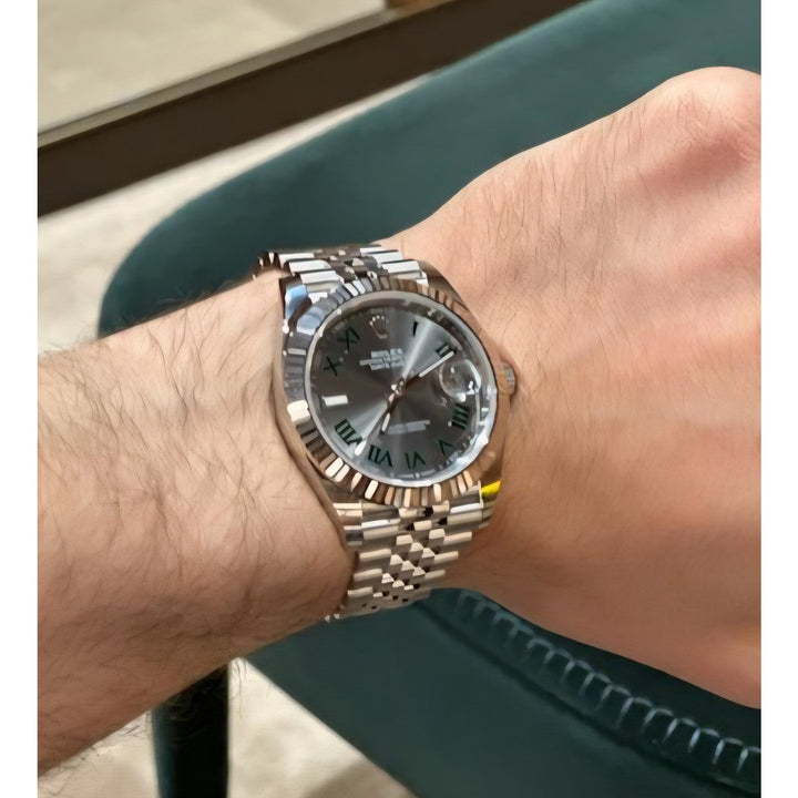 Rolex Datejust 41mm 126334-0022 Jubilee Wimbledon Dial Watch 2025 Full Set, New with box and papers, Stainless Steel & 18k White Gold Wimbledon Dial Jubilee