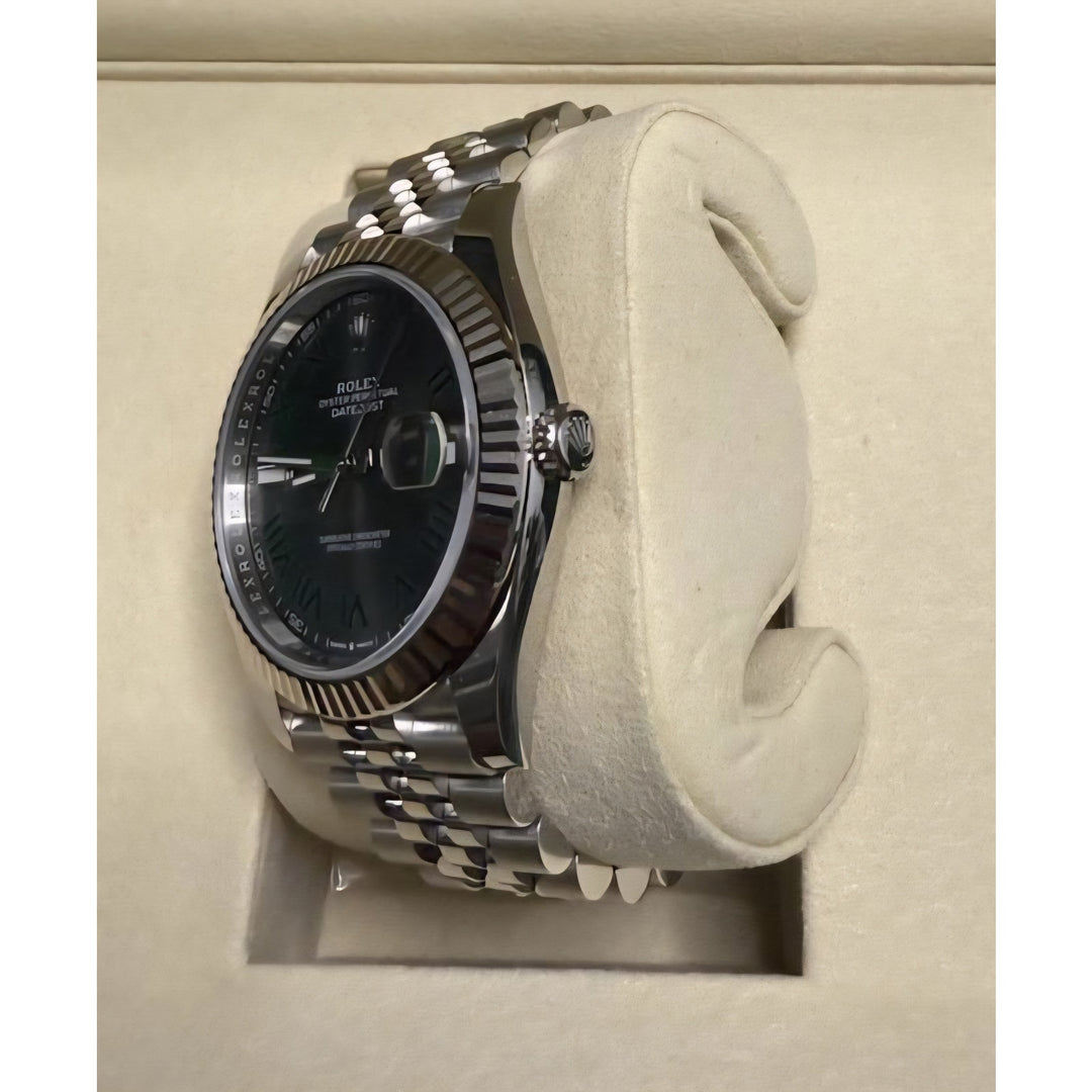 Rolex Datejust 41mm 126334-0022 Jubilee Wimbledon Dial Watch 2025 Full Set, New with box and papers, Stainless Steel & 18k White Gold Wimbledon Dial Jubilee