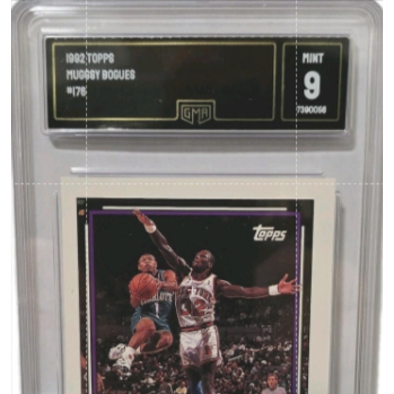 1992 Topps Muggsy Bogues #178  GMA 9 NBA