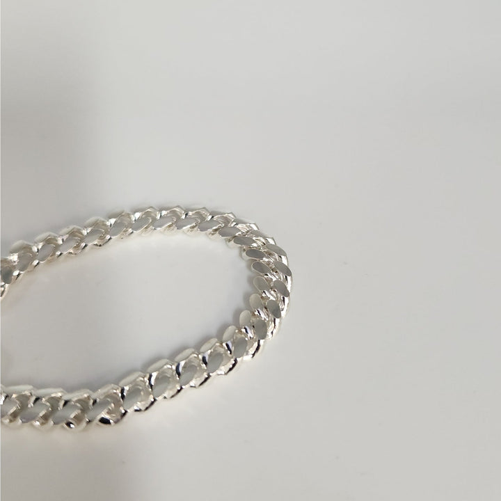 925 Sterling Silver Miami Cuban Chain Bracelets 8"