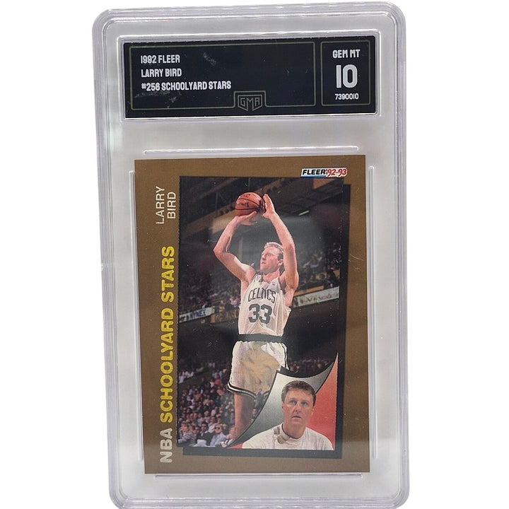 1992 Fleer Larry Bird #256 NBA Stars Boston Celtics GMA Gem Mint 10 !