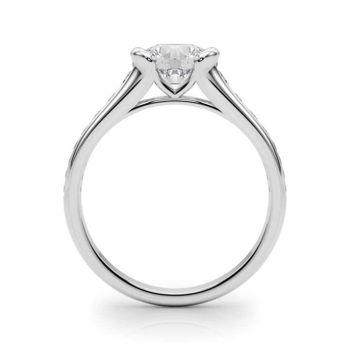 Multi-Diamond Round Engagement Ring