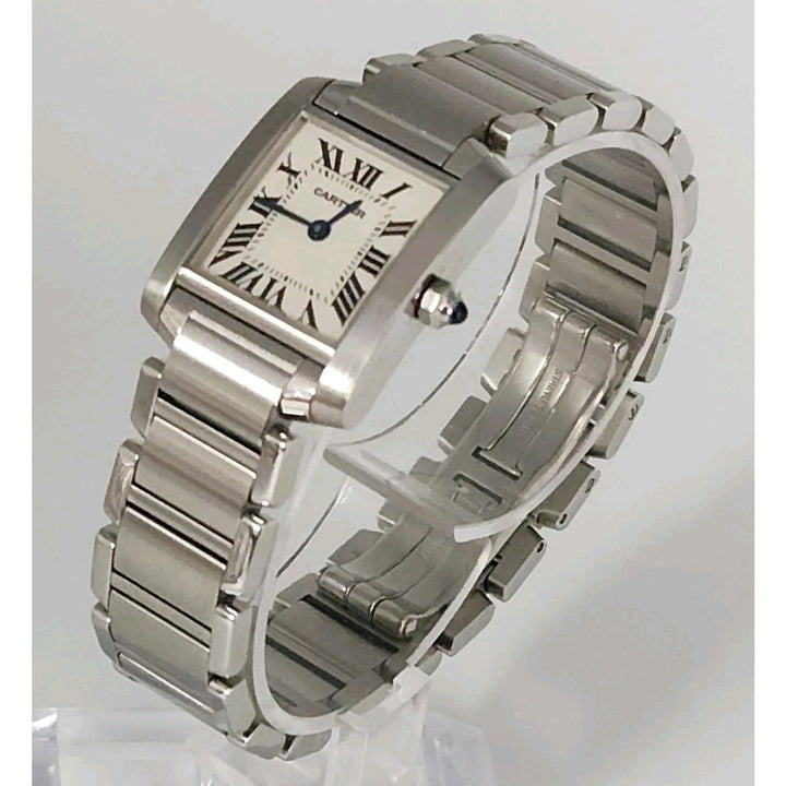 Beautiful Cartier Tank Francaise SM 2384 Quartz Women's Watch