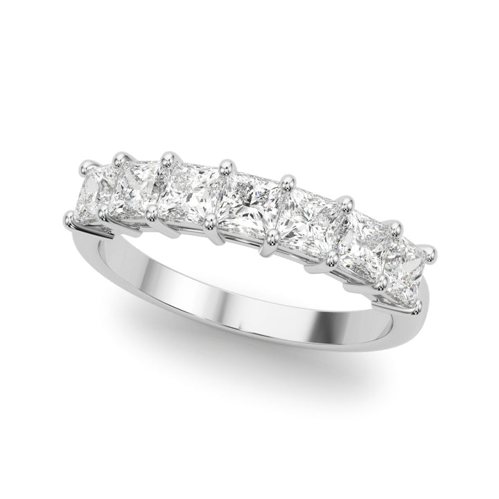 Multi-Diamond Square Engagement Ring