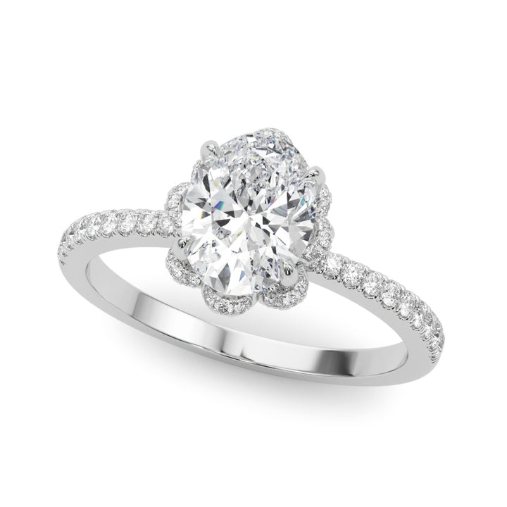 Multi-Diamond Engagement Ring in Precious Metals