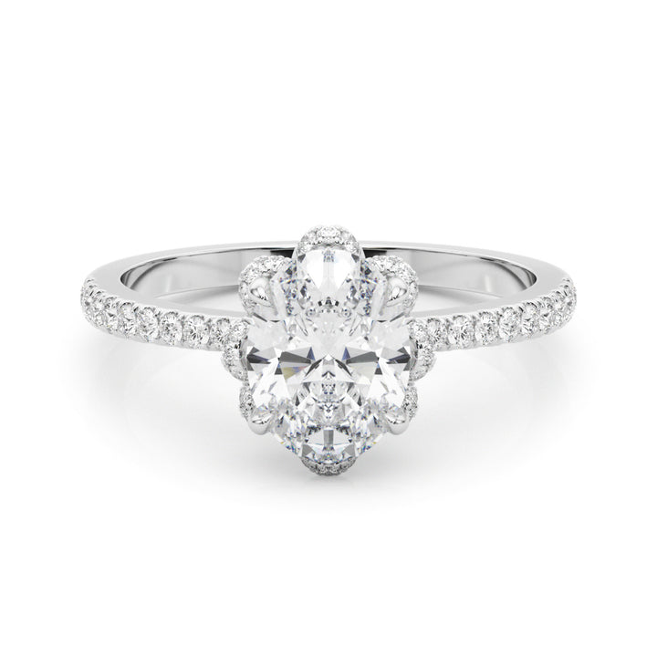 Multi-Diamond Engagement Ring in Precious Metals