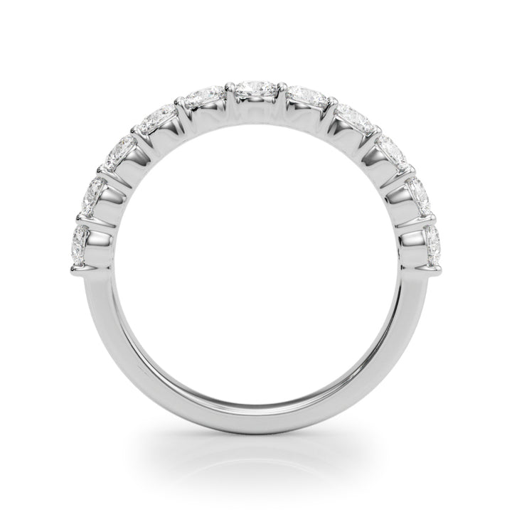 Lab Diamond Straight Prong Wedding Band