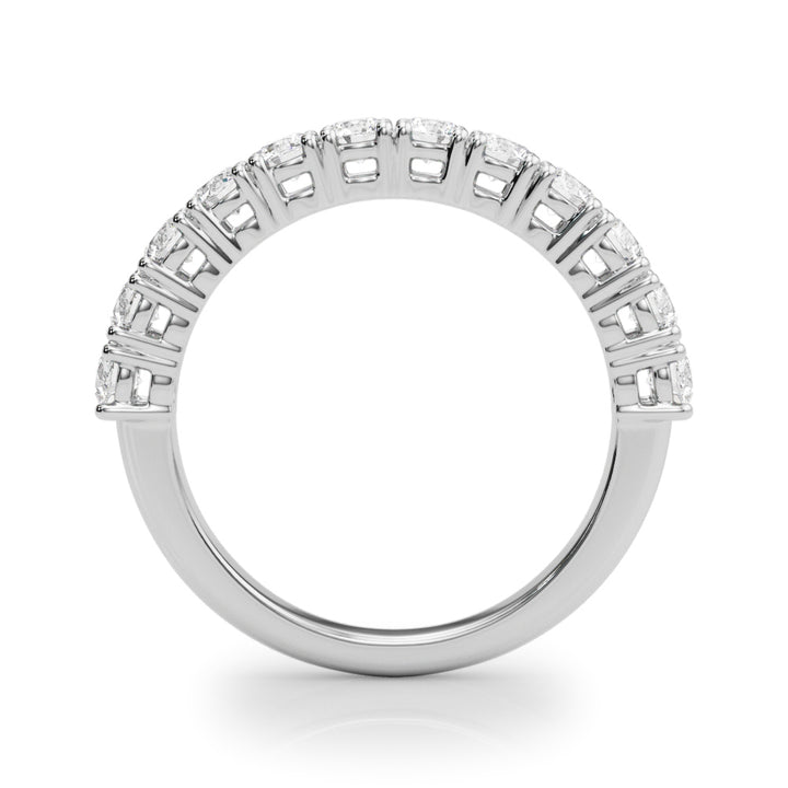 Lab Diamond Straight Band Ring