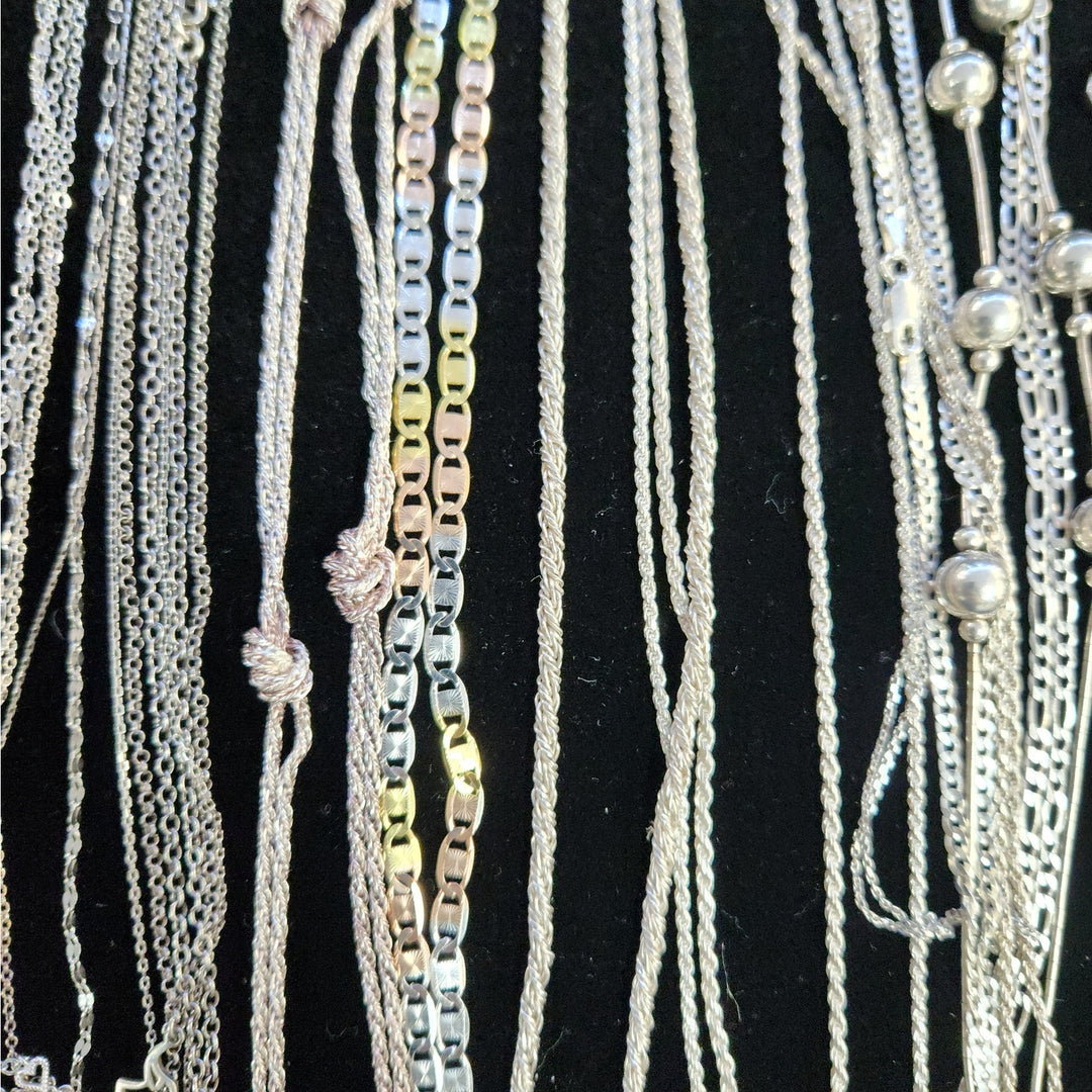 Sterling Silver Two-Tone Necklaces - Assorted Chains & Styles -Starting at 39.99
