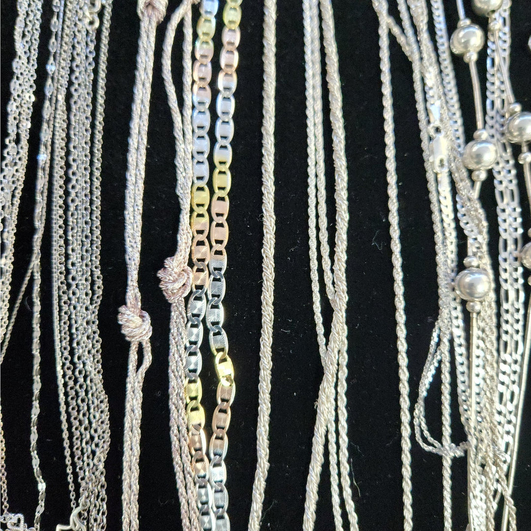 Sterling Silver Two-Tone Necklaces - Assorted Chains & Styles -Starting at 39.99