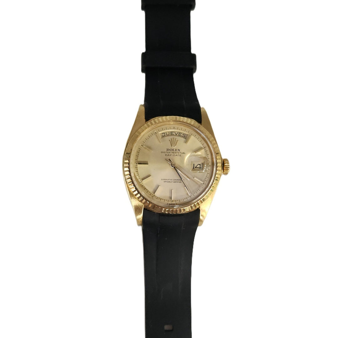 Rolex Day-Date 36 Solid 18K Yellow Gold Automatic Champagne Dial 1803