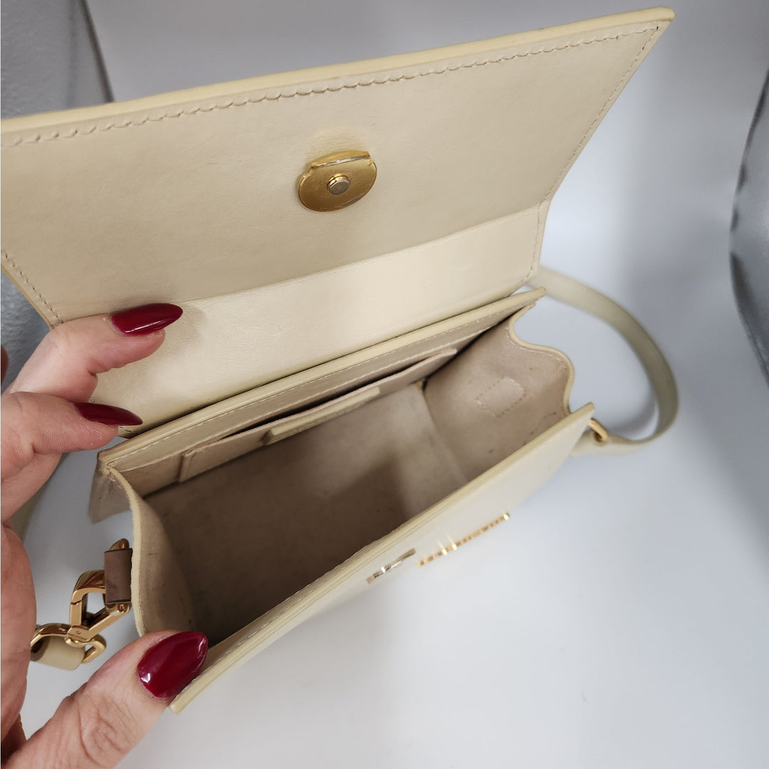 JACQUEMUS The Chiquito Noeud leather shoulder bag