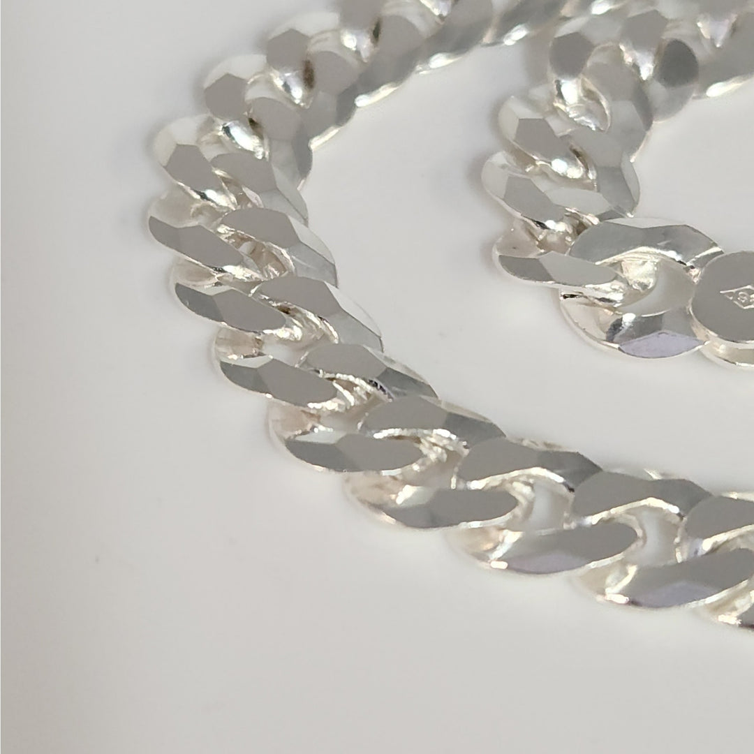 8" Solid 925 Sterling Silver Curb Cuban Link Bracelet Bold Shine