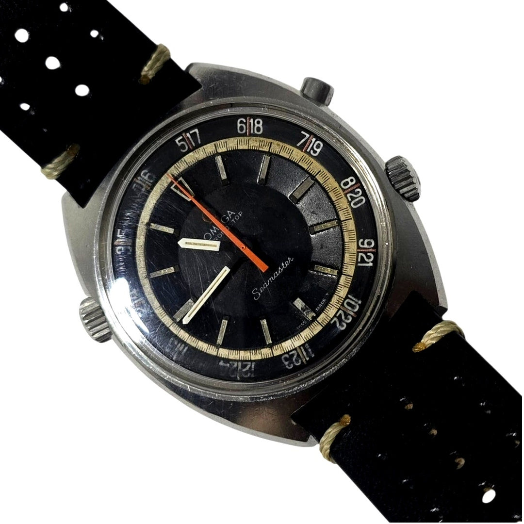 Vintage Omega Seamaster Chronostop Jumbo 24-Hour Ref. ST 145.008 c. 1969-70