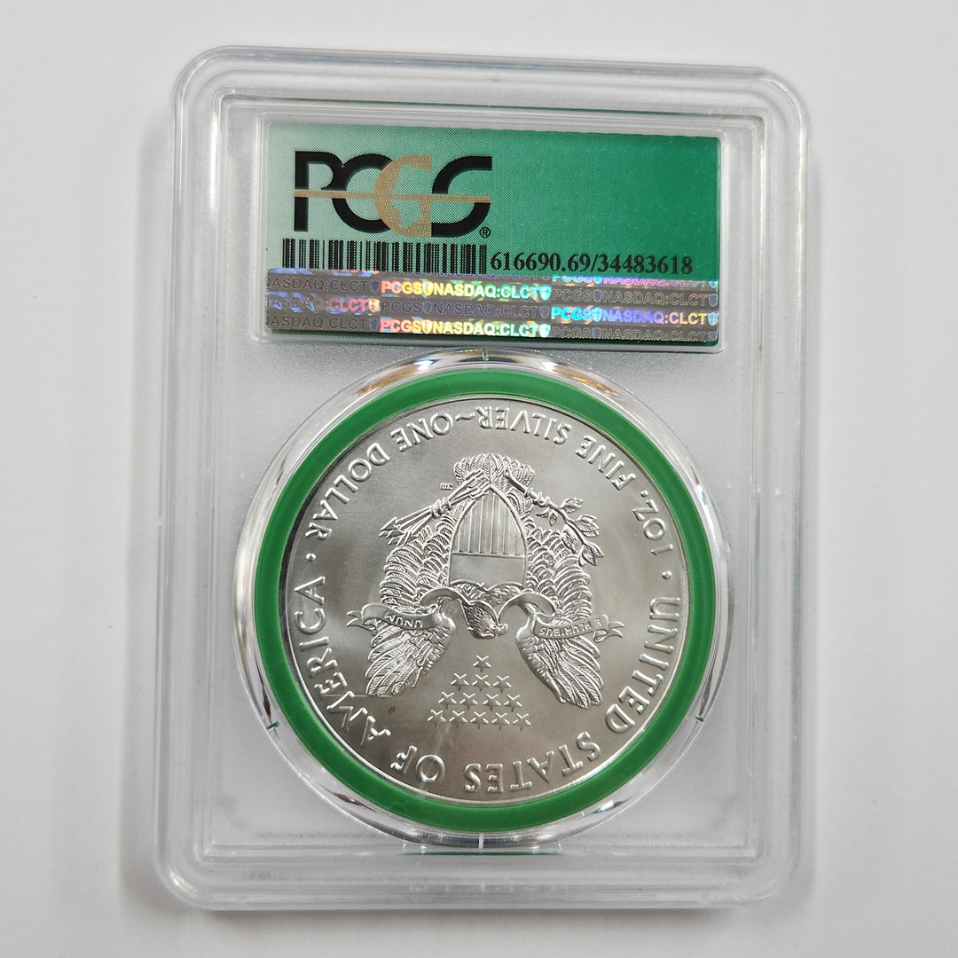 2017 US Silver Eagle PCGS MS69  First Strike US Mint Sealed Box