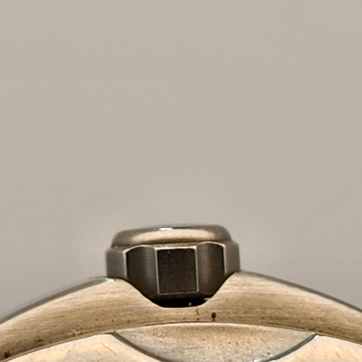 Fossil Blue AM-3520 Men's Stainless Steel 100M Quartz Watch Blue Dial