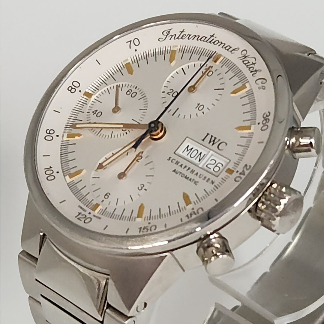 IWC Schaffhausen Automatic Chronograph Day-Date Stainless Steele watch
