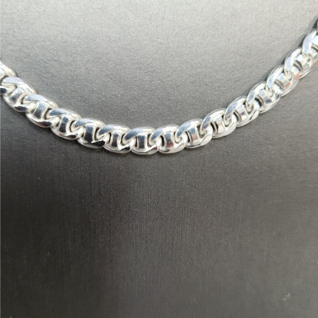 24" Solid 925 Sterling Silver Miami Cuban Link Necklace High Polish Bold Design