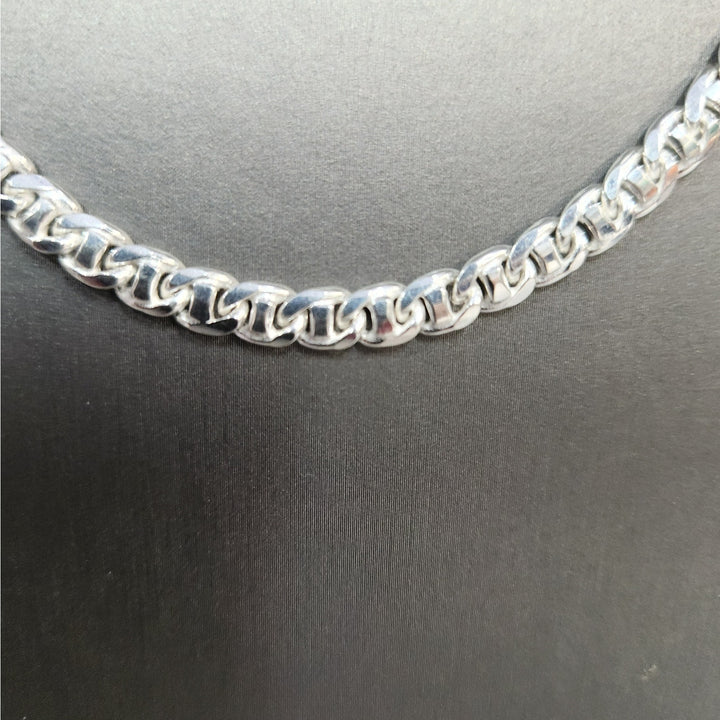 24" Solid 925 Sterling Silver Miami Cuban Link Necklace High Polish Bold Design