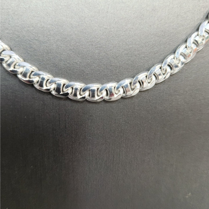 24" Solid 925 Sterling Silver Miami Cuban Link Necklace High Polish Bold Design