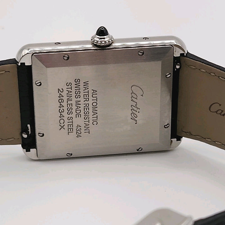 Cartier Tank Automatic Water Resistant 4324 stainless Watch