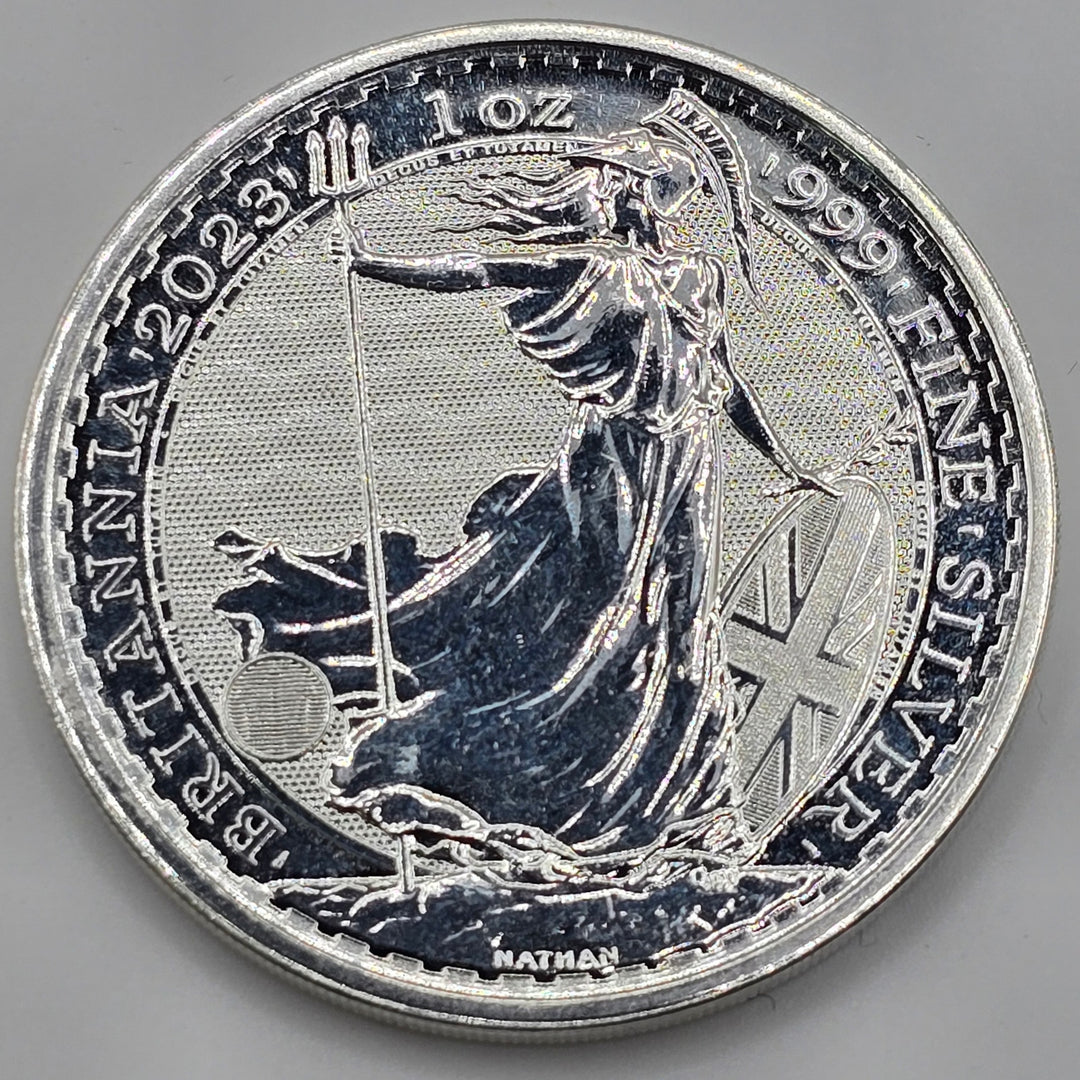 2023 British Britannia £2 bullion coin featuring King Charles III 999 silver