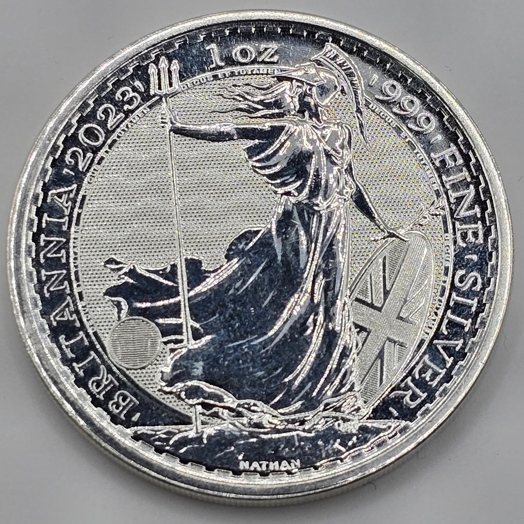 2023 British Britannia £2 bullion coin featuring King Charles III 999 silver