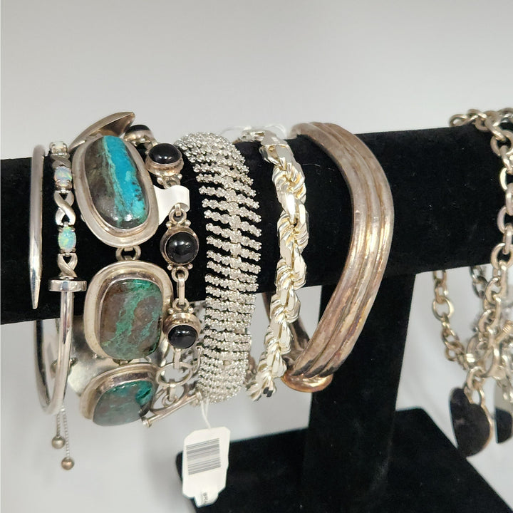 Assorted Sterling Silver Bracelet-New & Pre-Owned Natural Stones & Unique Styles Starting at $29.99