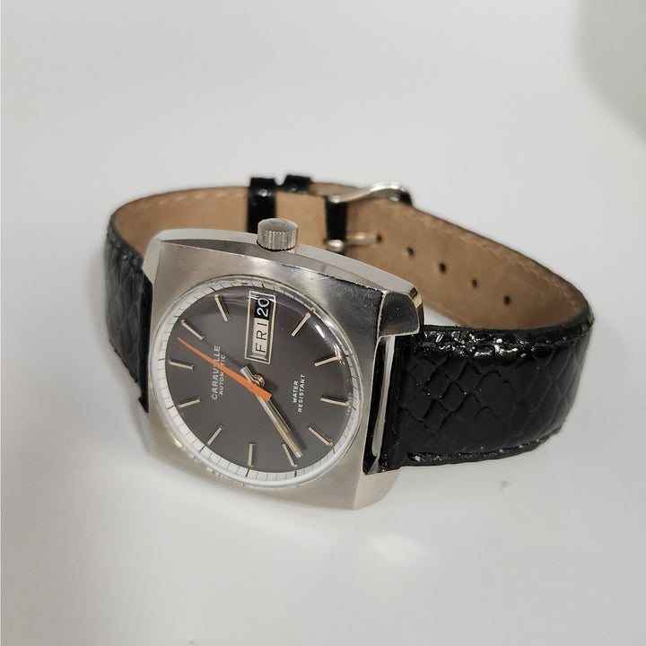 Vintage 1970s Caravelle by Bulova Automatic Day-Date Watch with Original Box