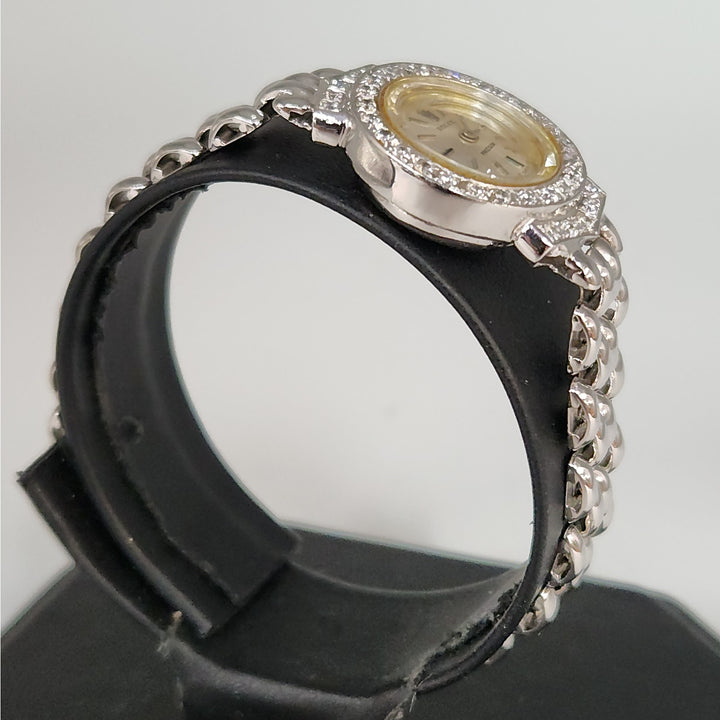 Vintage Rolex Precision 2604-9 18K White Gold Diamond Ladies Watch- Serviced