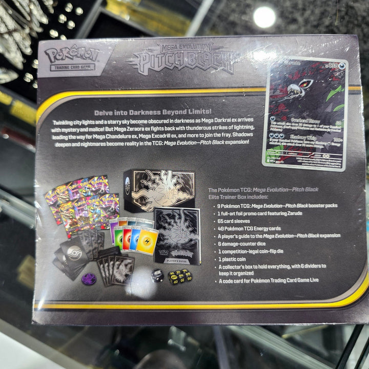 Pokémon TCG: Mega Evolution - Pitch Black Elite Trainer Box (ETB) - Sealed / New