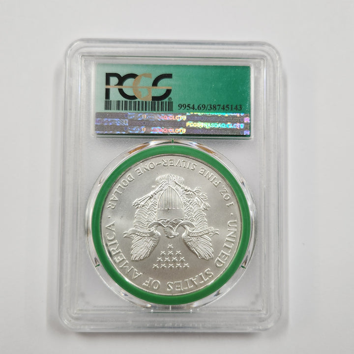 2001 US Silver Eagle PCGS MS69 Frist Strike US Mint Sealed Box 1 oz .999 Silver