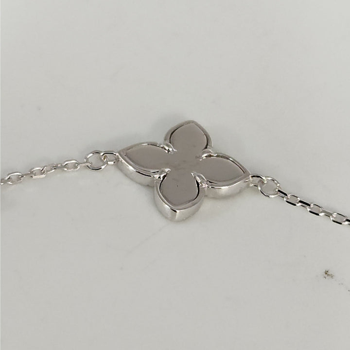 Elegant 925 Sterling Silver butterfly's bracelet 7.5"
