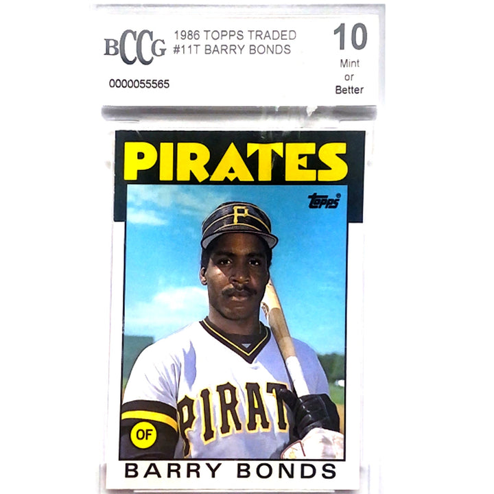 1986 Tops Traded #11T Barry Bonds NM10 or better